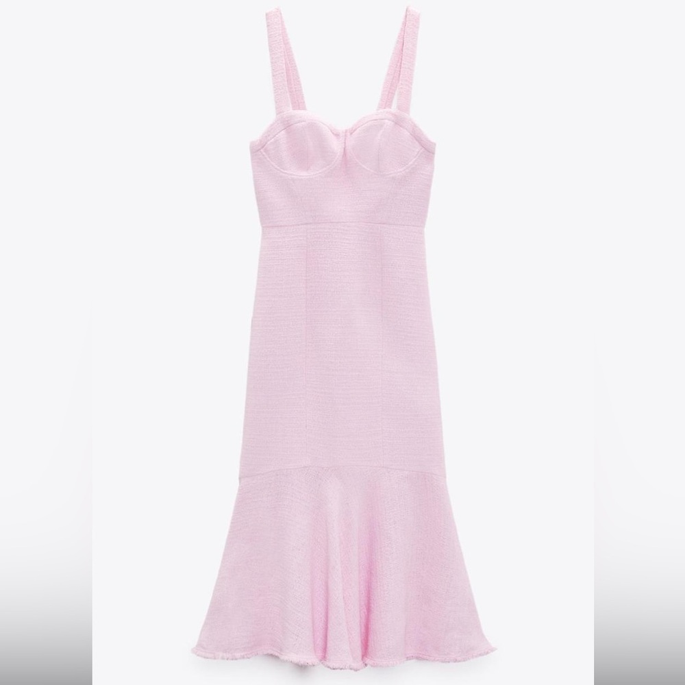 Zara Pink Midi Dress